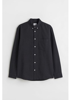 H & M - Koszula oksfordzka Regular Fit - Czarny ze sklepu H&M w kategorii Koszule męskie - zdjęcie 173421260