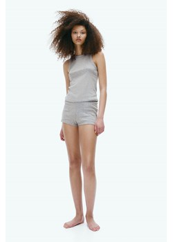 H & M - Piżama z ażurowego dżerseju - Szary ze sklepu H&M w kategorii Piżamy damskie - zdjęcie 173421324