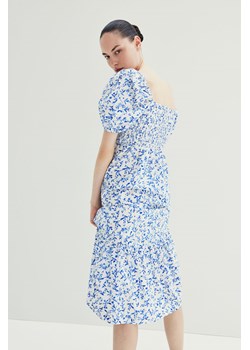 H & M - MAMA Popelinowa sukienka dla karmiącej - Niebieski ze sklepu H&M w kategorii Sukienki ciążowe - zdjęcie 173421394