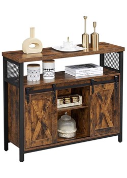 Industrialna komoda z przesuwnymi drzwiami R7-G03 ze sklepu Edinos.pl w kategorii Komody - zdjęcie 173422933