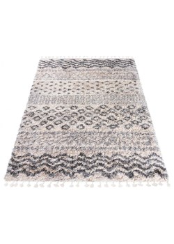 Kremowy dywan shaggy włochacz - Nikari 4X ze sklepu Edinos.pl w kategorii Dywany - zdjęcie 173423620