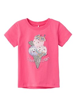 name it Koszulka &quot;Figne&quot; w kolorze różowym ze sklepu Limango Polska w kategorii Bluzki dziewczęce - zdjęcie 173425041