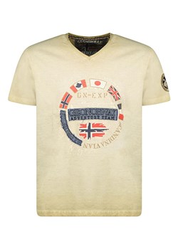 Geographical Norway Koszulka &quot;Jarico&quot; w kolorze beżowym ze sklepu Limango Polska w kategorii T-shirty męskie - zdjęcie 173425743