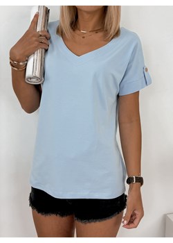 bluzka tereza błękitna one size ze sklepu UBRA w kategorii Bluzki damskie - zdjęcie 173427400