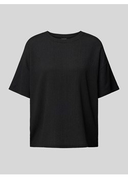 T-shirt z fakturowanym wzorem model ‘LUNA’ ze sklepu Peek&Cloppenburg  w kategorii Bluzki damskie - zdjęcie 173428672