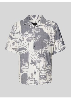 Koszula casualowa o kroju relaxed fit z kołnierzem z połami model ‘DEN LIFE’ ze sklepu Peek&Cloppenburg  w kategorii Koszule męskie - zdjęcie 173428720