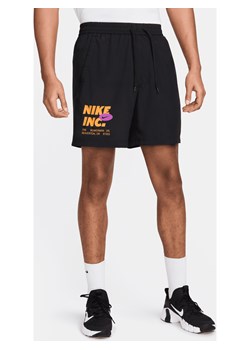 Męskie spodenki do fitnessu bez podszewki 18 cm Dri-FIT Nike Form - Czerń ze sklepu Nike poland w kategorii Spodenki męskie - zdjęcie 173428952