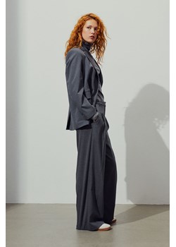 H & M - Szerokie spodnie - Szary ze sklepu H&M w kategorii Spodnie damskie - zdjęcie 173429310