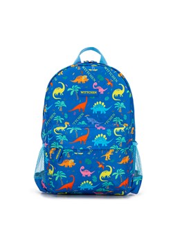 Plecak dla dzieci z motywem dinozaura niebieski ze sklepu WITTCHEN w kategorii Plecaki - zdjęcie 173431894