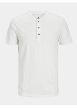 Jack&Jones T-Shirt Jprblunixs 12257965 Biały Slim Fit ze sklepu MODIVO w kategorii T-shirty męskie - zdjęcie 173432474