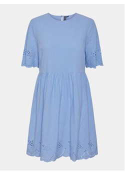 Pieces Sukienka letnia Almina 17149522 Niebieski Regular Fit ze sklepu MODIVO w kategorii Sukienki - zdjęcie 173432501