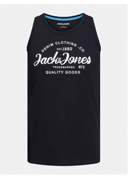 Jack&Jones Tank top Jjforest 12248622 Czarny Standard Fit ze sklepu MODIVO w kategorii T-shirty męskie - zdjęcie 173432521