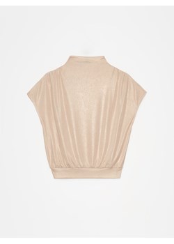 Mohito - Błyszcząca bluzka - złoty ze sklepu Mohito w kategorii Bluzki damskie - zdjęcie 173432691