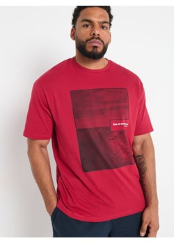 Sinsay - Koszulka z nadrukiem - czerwony ze sklepu Sinsay w kategorii T-shirty męskie - zdjęcie 173434833