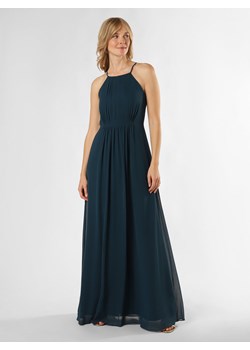 Marie Lund Damska sukienka wieczorowa Kobiety Sztuczne włókno petrol jednolity ze sklepu vangraaf w kategorii Sukienki - zdjęcie 173437012
