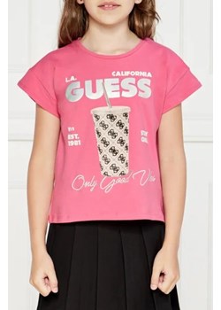 Guess T-shirt | Regular Fit ze sklepu Gomez Fashion Store w kategorii Bluzki dziewczęce - zdjęcie 173437041