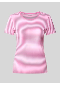 T-shirt z efektem prążkowania ze sklepu Peek&Cloppenburg  w kategorii Bluzki damskie - zdjęcie 173437523