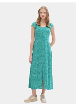 Tom Tailor Denim Sukienka letnia 1042000 Zielony Regular Fit ze sklepu MODIVO w kategorii Sukienki - zdjęcie 173437900