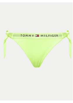 Tommy Hilfiger Dół od bikini UW0UW04497 Zielony ze sklepu MODIVO w kategorii Stroje kąpielowe - zdjęcie 173438110
