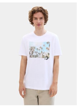 Tom Tailor Denim T-Shirt 1042065 Biały Regular Fit ze sklepu MODIVO w kategorii T-shirty męskie - zdjęcie 173438120