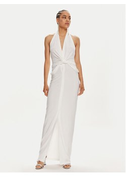 NORMA KAMALI Sukienka wieczorowa ST1243HPD51944 Biały Slim Fit ze sklepu MODIVO w kategorii Sukienki - zdjęcie 173438124
