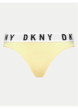 DKNY Stringi DK4529 Żółty ze sklepu MODIVO w kategorii Majtki damskie - zdjęcie 173438182