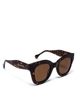 Gino Rossi Okulary przeciwsłoneczne GR6657S Brązowy ze sklepu MODIVO w kategorii Okulary przeciwsłoneczne damskie - zdjęcie 173438230