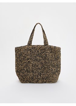 Reserved - Pleciona torebka shopper - wielobarwny ze sklepu Reserved w kategorii Torebki damskie - zdjęcie 173438972