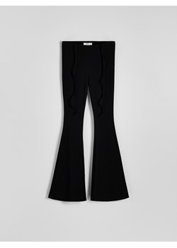 Reserved - Spodnie z szeroką nogawką - czarny ze sklepu Reserved w kategorii Spodnie damskie - zdjęcie 173439151