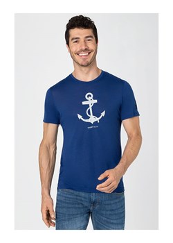 super.natural Koszulka &quot;Anchor&quot; w kolorze niebieskim ze sklepu Limango Polska w kategorii T-shirty męskie - zdjęcie 173440603