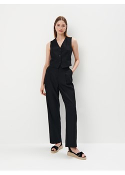 Mohito - Eleganckie czarne spodnie - czarny ze sklepu Mohito w kategorii Spodnie damskie - zdjęcie 173441380