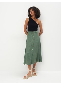 Mohito - Spódnica midi - ciemny zielony ze sklepu Mohito w kategorii Spódnice - zdjęcie 173441391