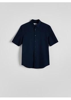 Reserved - Koszula regular fit - granatowy ze sklepu Reserved w kategorii Koszule męskie - zdjęcie 173442650