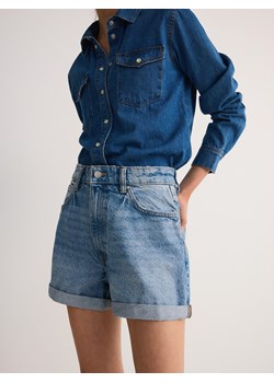 Reserved - Szorty jeansowe - niebieski ze sklepu Reserved w kategorii Szorty - zdjęcie 173442760