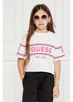 Guess T-shirt | Regular Fit ze sklepu Gomez Fashion Store w kategorii Bluzki dziewczęce - zdjęcie 173444680