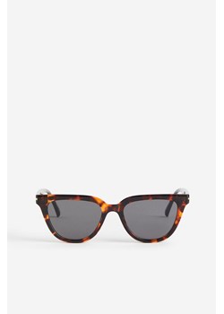 H & M - Okulary przeciwsłoneczne typu „kocie oczy" - Brązowy ze sklepu H&M w kategorii Okulary przeciwsłoneczne damskie - zdjęcie 173445250