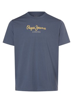 Pepe Jeans Koszulka męska - Eggo N Mężczyźni Bawełna indygo nadruk ze sklepu vangraaf w kategorii T-shirty męskie - zdjęcie 173445850