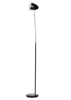 Czarna lampa stojąca do czytania G9-M61 ze sklepu Edinos.pl w kategorii Lampy podłogowe - zdjęcie 173446681