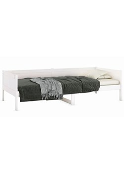 Białe drewniane łóżko dzienne 90x200 - Barry ze sklepu Edinos.pl w kategorii Łóżka i materace - zdjęcie 173447202