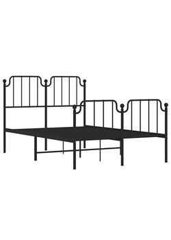 Czarne metalowe łóżko industrialne 120x200cm - Onex ze sklepu Edinos.pl w kategorii Łóżka i materace - zdjęcie 173447432