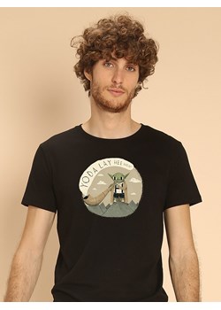 WOOOP Koszulka &quot;Yoda Layheehoo&quot; w kolorze czarnym ze sklepu Limango Polska w kategorii T-shirty męskie - zdjęcie 173448321