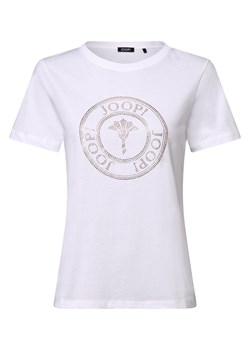 JOOP! Koszulka damska Kobiety Bawełna biały jednolity ze sklepu vangraaf w kategorii Bluzki damskie - zdjęcie 173449302