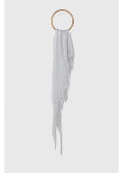 Liu Jo szal damski kolor szary gładki ze sklepu ANSWEAR.com w kategorii Szaliki i chusty damskie - zdjęcie 173451280
