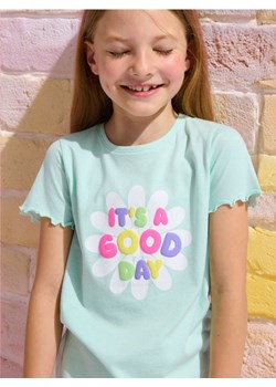 Sinsay - Koszulka z nadrukiem - zielony ze sklepu Sinsay w kategorii Bluzki dziewczęce - zdjęcie 173451472