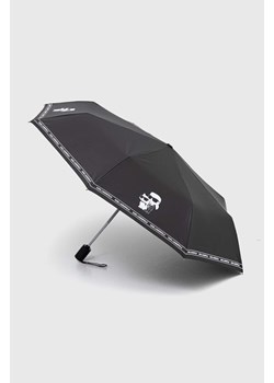 Karl Lagerfeld parasol kolor czarny 230M3884 ze sklepu ANSWEAR.com w kategorii Parasole - zdjęcie 173451750