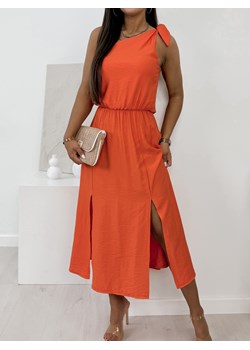 sukienka pia pamarańczowa one size ze sklepu UBRA w kategorii Sukienki - zdjęcie 173451860