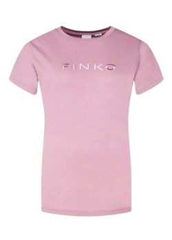 t-shirt damski  pinko 101752 a1nw różowy ze sklepu Royal Shop w kategorii Bluzki damskie - zdjęcie 173452240
