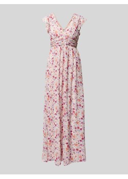 Sukienka wieczorowa z dekoltem w serek ze sklepu Peek&Cloppenburg  w kategorii Sukienki - zdjęcie 173452630