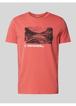 T-shirt z nadrukiem z logo ze sklepu Peek&Cloppenburg  w kategorii T-shirty męskie - zdjęcie 173452712