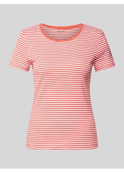 T-shirt z efektem prążkowania ze sklepu Peek&Cloppenburg  w kategorii Bluzki damskie - zdjęcie 173452800
